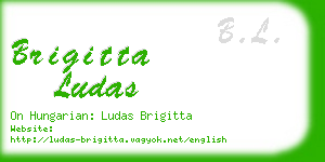 brigitta ludas business card